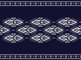geometrisches ethnisches muster traditionelles designmuster verwendet für rock, teppich, tapete, kleidung, verpackung, batik, stoff, kleidung, mode, blatt weißer hintergrundvektor und illustrationsstickmuster vektor