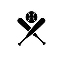 Baseball-Symbol Vektor-Logo-Design-Vorlage vektor