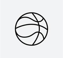 basket ball ikon vektor logotyp formgivningsmall