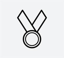 medalj ikon vektor logotyp formgivningsmall