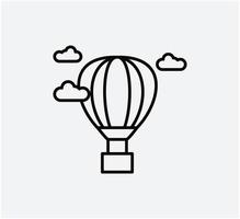ballong ikon vektor logotyp formgivningsmall