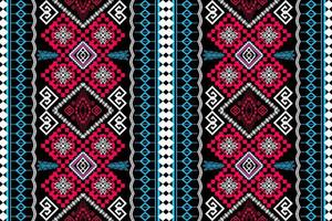 geometriska etniska orientaliska traditionell konst pattern.figure tribal broderi style.design för bakgrund, tapeter, kläder, inslagning, tyg, element,, vektorillustration. vektor