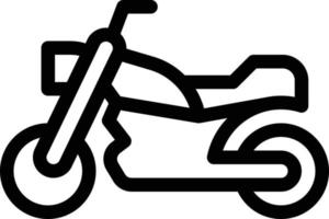 motorradvektorillustration auf einem hintergrund. hochwertige symbole. vektorikonen für konzept und grafikdesign. vektor