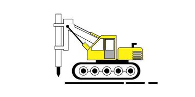 Dieselhammer-Vektor vektor