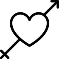 Amor-Vektorillustration auf einem Hintergrund. Premium-Qualitätssymbole. Vektorsymbole für Konzept und Grafikdesign. vektor
