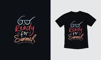 sommar vektorillustration för t-shirt och andra designtryckproduktioner. sommar, solnedgång, surfing, havsvågor. vektor