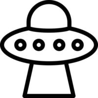 ufo vektorillustration på en bakgrund. premium kvalitetssymboler. vektorikoner för koncept och grafisk design. vektor