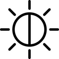helligkeitsvektorillustration auf einem hintergrund. hochwertige symbole. vektorikonen für konzept und grafikdesign. vektor