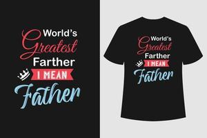 Vatertags-T-Shirt-Grafikdesign vektor