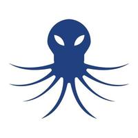 Kraken-Glyphe zweifarbiges Symbol vektor