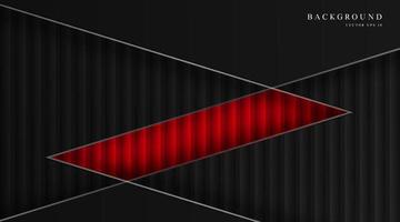 abstrakt bakgrund, svart och rött, vektordesign vektor