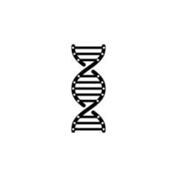 dna, genetisches zeichen, medizin, gesundheitssymbol vektor