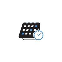 Business-Kalender Uhr-Symbol-Vektor vektor