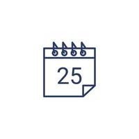 schema datum kalender ikon vektor