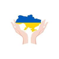 Zweihandstütze ukraine vektor
