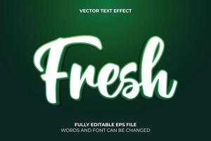 redigerbar 3d vektor text effekt mall