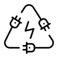 ein Doodle-Icon für erneuerbare Energien herunterladen vektor