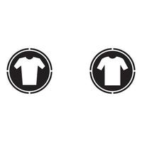T-Shirt-Symbol Vektor Hintergrund
