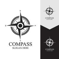 Kompass Logo Vorlage Vektor Icon Illustration Design