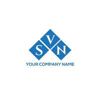 vn kreatives Initialen-Buchstaben-Logo-Konzept. SVN-Brief-Design.SVN-Brief-Logo-Design auf weißem Hintergrund. svn kreative Initialen schreiben Logo-Konzept. svn Briefgestaltung. vektor