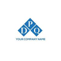 dpq-Brief-Logo-Design auf weißem Hintergrund. dpq kreative Initialen schreiben Logo-Konzept. dpq Briefgestaltung. vektor