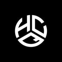 HCQ-Brief-Logo-Design auf weißem Hintergrund. hcq kreatives Initialen-Buchstaben-Logo-Konzept. hcq Briefgestaltung. vektor