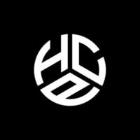 Hcp-Brief-Logo-Design auf weißem Hintergrund. Hcp kreatives Initialen-Buchstaben-Logo-Konzept. HCP-Briefgestaltung. vektor