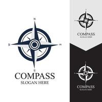 Kompass Logo Vorlage Vektor Icon Illustration Design