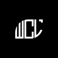 WCL-Brief-Logo-Design auf schwarzem Hintergrund. wcl kreatives Initialen-Brief-Logo-Konzept. wcl Briefgestaltung. vektor