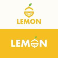 kreativa och färgglada citron logotyp koncept vektor