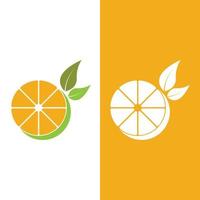 orangefarbenes Logo-Design-Vektorsymbol vektor