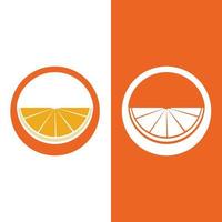 orangefarbenes Logo-Design-Vektorsymbol vektor