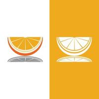 orangefarbenes Logo-Design-Vektorsymbol vektor