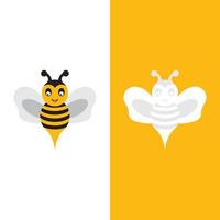 bee logotyp vektor ikon illustration