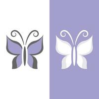 Beauty-Schmetterling-Icon-Vektor-Design vektor