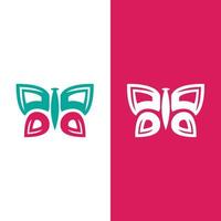 Schmetterling-Logo-Icon-Vektor-Design vektor