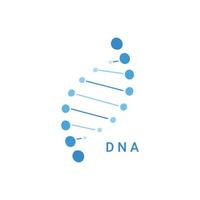 DNA-Logo-Symbol. Struktur Molekül. Vektor-Illustration