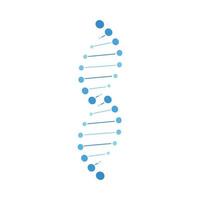 DNA-Logo-Symbol. Struktur Molekül. Vektor-Illustration vektor