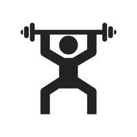 sport set icon illustration, gesunde körperliche fitness. Sportausrüstung. vektor