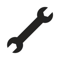 Schraubenschlüssel-Symbol-Illustration. Vektor, sehr gut geeignet für den Einsatz in Unternehmen, Websites, Logos, Anwendungen, Apps, Bannern und anderen vektor