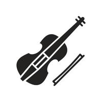 Violine-Symbol-Illustration. Vektordesigns, die für Websites, Apps und mehr geeignet sind. vektor