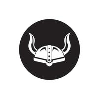 hjälm vikings logotyp vektor