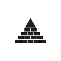 pyramid logotyp vektor