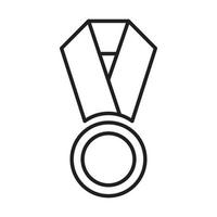 medaljikonvektor för grafisk design, logotyp, webbplats, sociala medier, mobilapp, ui-illustration vektor