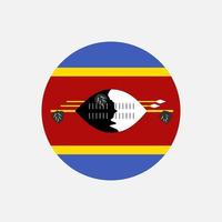 landet eswatini. eswatini flagga. vektor illustration.