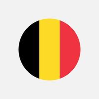 Land Belgien. belgische flagge. Vektor-Illustration. vektor