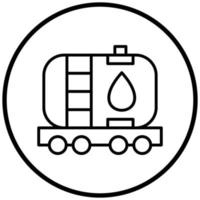 Öltank-Icon-Stil vektor