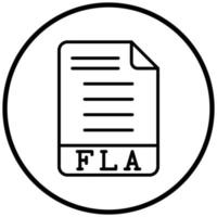 Fla-Symbol-Stil vektor