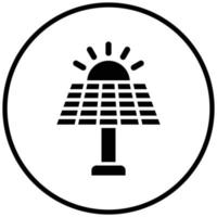 Solarpanel-Icon-Stil vektor