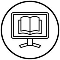 E-Book-Icon-Stil vektor